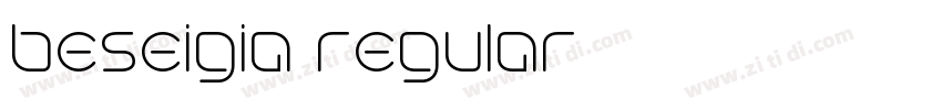 beseigia regular字体转换